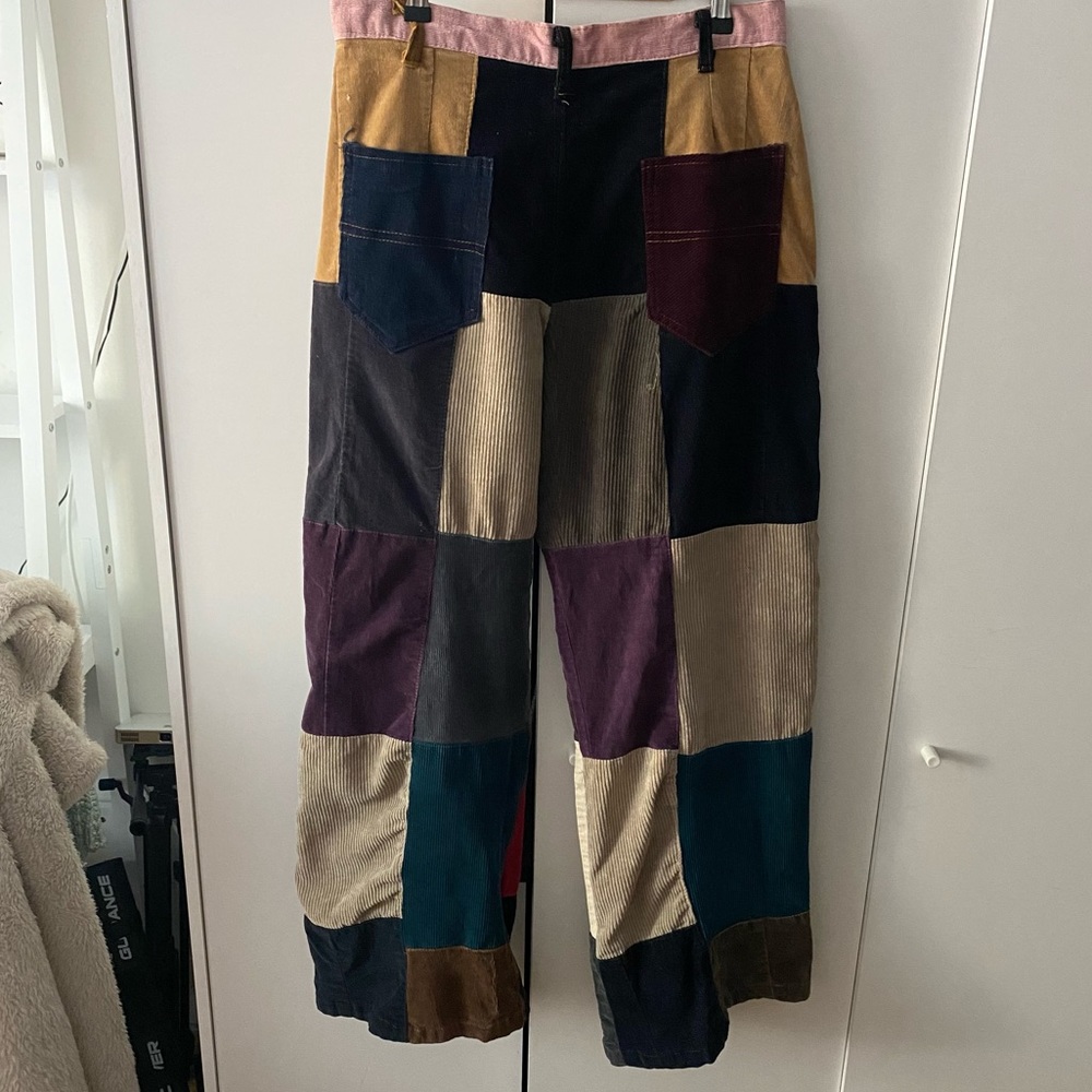 Hand made Patchwork cord pants